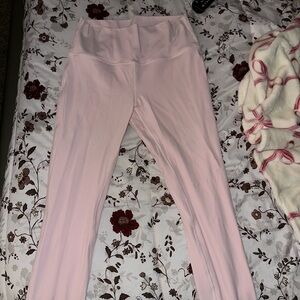 lululemon flush pink high raise pant 28 in a size 10